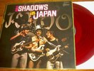 The SHADOWS in JAPAN Japanese RED colored vinyl LP Odeon OP-8259 Hank Marvin