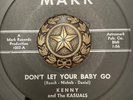 Kenny and the Kasuals-Texas Garage 45-Don't Let Your Baby Go Rare 2-Sider