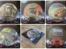 Five Rush Vinyl Picture Discs - Radio Waves, Flying By Night, 2112, Hemispheres