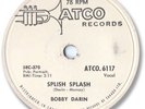 Rare 1959 BOBBY DARIN Rock’n Roll 78 RPM Record. Splish Splash