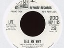 Northern Soul 45 - Life - Tell Me Why on Reprise Promo