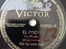 Trio Servando Diaz - EL COQUI/SON PREGON - RCA Victor 78 RPM hear