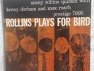 Sonny Rollins Rollins Plays For Bird OG 1st Press Prestige DG RVG 446 W 50th LP