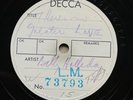 BILLIE HOLIDAY - THERE IS NO GREATER LOVE’ SHELLAC DECCA TEST PRESSING EE+ COPY