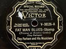 TINY PARHAM & HIS MUSICIANS - ‘FAT MAN BLUES/ BLACK CAT MOAN’ VICTOR 78
