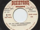 Rare Political Novelty Acetate - The Ray Campi Establishment- Civil Disobedience