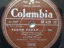 EDITH PIAF * PADAM PADAM / LA CHANSON DE CATHERINE * 78 RPM FRENCH COLUMBIA 429