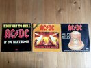 3x AC/DC – Highway To Hell + Hell's Bells + Touch Too Much (alle Franz. Press.)