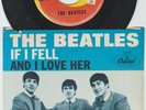 BRITISH INVASION 45 w PICTURE SLEEVE- BEATLES - IF I FELL - HEAR -1964 CAPITOL