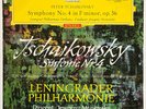 Tchaikovsky Symphony No.4 MRAVINSKY DGG SLPM 138657 TULIP Red Stereo VG+ / Ex