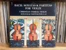 FERRAS Christian BACH Sonatas Partitas SINE QUA NON Violin SAS 2028/3 - EX - 3LP