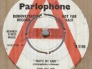 FOUR JUST MEN^THAT'S MY BABY*DEMO*BEAT*WIMPLE WINCH*PARLOPHONE LABEL*HEAR BOTH