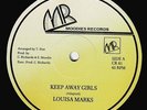 LOUISA MARK Keep Away Girls Vinyl Record Single 12 Inch Moodies 1988 Reggae Pop
