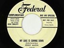 R&B Popcorn 45 - Kenny Martin - My Love Is Coming Down - Federal - mp3