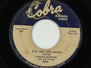 R&B Soul 45 - Harold Burrage - You Eat Too Much/One More Dance - Cobra - mp3
