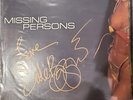 MISSING PERSONS Rhyme & Reason Signed Dale Bozzio LP Record Vinyl ST12315
