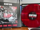 KMFDM Our Time Will Come 2014 Vinyl LP Transparent Red Metropolis MET952