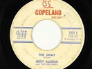 Rockabilly/Teen 45 - Jerry Allison & Del-Rays - The Sway - Copeland - obscure