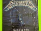 Metallica - Ride the Lightning OG LP Vinyl Megaforce/Elektra 1984 Shrink
