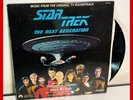 Rare STAR TREK THE NEXT GENERATION Vinyl TV Soundtrack LP 1988
