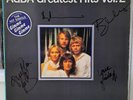 ABBA SIGNED LP BY ALL FOUR GENUINE VOGUE GREATEST HITS VOL 2 VOYAGE AUTOGRAPH