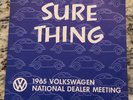 Vintage Volkswagen 1965 National Dealer Meeting Vinyl Record NYC Vtg Advertising
