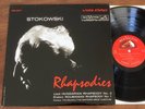 STOKOWSKI   RHAPSODIES LISZT ENESCO / RCA LSC-2471 LIVING STEREO TAS ED1 1961 LP