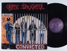 CRYPTIC SLAUGHTER Convicted DEATH LP VG+/VG++ with lyric sheet insert o