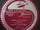 Sonora Matancera - CABBIO SILE CHANGO/CUBAN CHANGO - Stinson 78 RPM hear