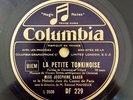 Josephine Baker J'ai deux amours / La petite Tonkinoise 78 Tours RPM Columbia