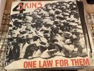 4 Skins - One Law For Them /  Brave New CF 101 Clockwork Fun Punk Oi  7
