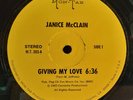 Janice McClain - Giving My Love - OG 1983 Single - MON-TAB - EX - FUNK GRAIL