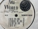 LIBRARY Thematic Music LP Robert Hall Productions New World W-25/26 latin bongo