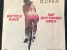 Queen - 45 RPM Bicycle Race / Fat Bottomed Girls  W/PIC SLEEVE Caterpillar Label