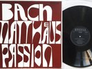 Rudolf Mauersberger, Adele Stolte: Bach- Matthew Passion/ Eterna 4 LP Box ED 1