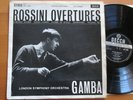 SXL 2266 ED1 Rossini Overtures Gamba EXCELLENT Decca 1st WBG