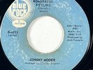 JOHNNY MOORE Such a Wonderful Feeling Blue Rock Crossover Soul 45 HEAR