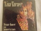 SIGNED TINA TURNER SINGLE (PRIVATE DANCER, 1984)