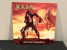 1985 W.A.S.P. THE LAST COMMAND VINYL RECORD ALBUM HAIR METAL W/ LYRIC STICKER G+