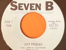 EDDIE BO  Just Friends / Fence of Love  SEVEN B R&B 45RPM  RARE NM-