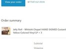 PRESALE Jelly Roll Whitsitt Chapel SIGNED AUTOGRAPH /500 custard vinyl record 12
