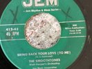 DOOWOP45 SMOOTHTONES JEM 412 BRING BACK YOUR LOVE (TO ME) / NO DOUBT ABOUT IT