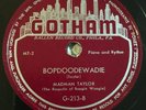 78 rpm Madman Taylor MULE TRAIN BOOGIE Piano R&B Jukebox Record 1950' Gotham 213