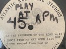 1969 Blind Faith/Eric Clapton One Sided Acetate