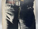 STICKY FINGERS Rolling Stones Andy Warhol Cover With Zipper LP Vg+ Vinyl Vg 12”