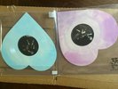 Lover [Live From Paris] by Taylor Swift 2 heart shaped vinyls pink/blue
