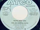 The Jim Carroll Band - People Who Died (Long) / (Short) 45 - New Wave Punk