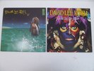 David Lee Roth Eat Em and Smile Vinyl Record LP and Crazy from the Heat Lot