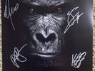 EXTREME SIX  Signed RED/BLACK marble VINYL record autographed album