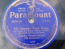 Fletcher Henderson 78rpm Single 10-inch Paramount Records #20251 Muddy Water....